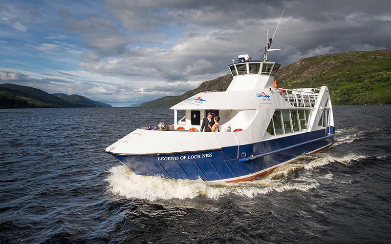 Scotland’s Loch Ness on a cruise