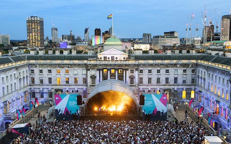 New year's Eve at Somerset House