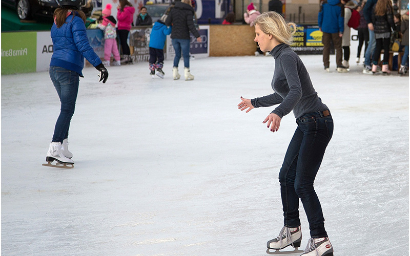 Eden Project Ice skating