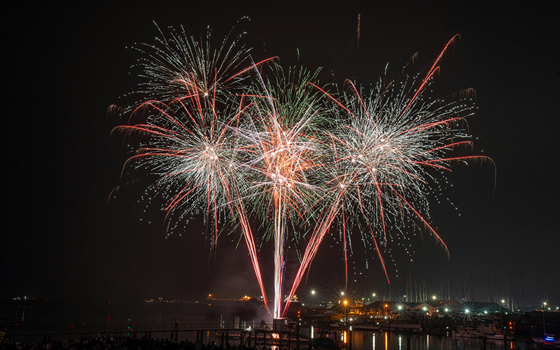 Brighton new year fireworks