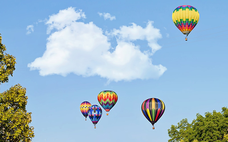 hot air balloon UK