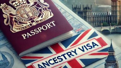 UK Ancestry Visa banner image